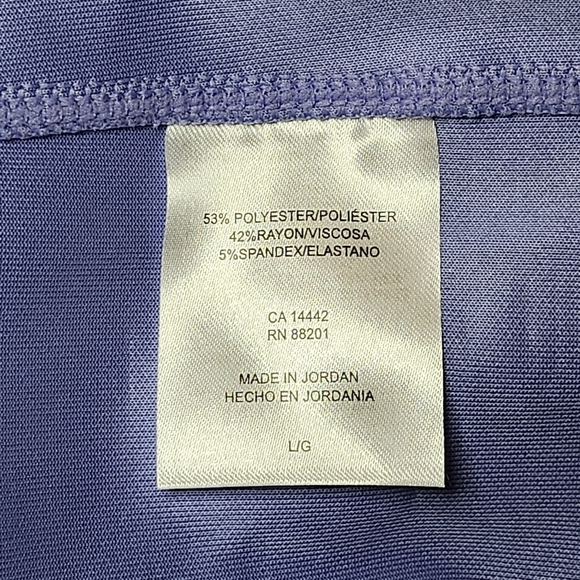 Mondetta Bright Periwinkle Pullover Sweatshirt Top Size Large - Picture 5 of 6